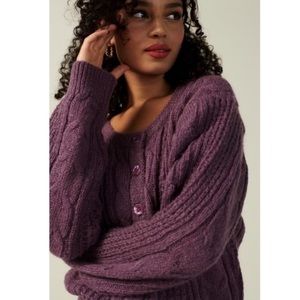 Rouje Azia cardigan in purple